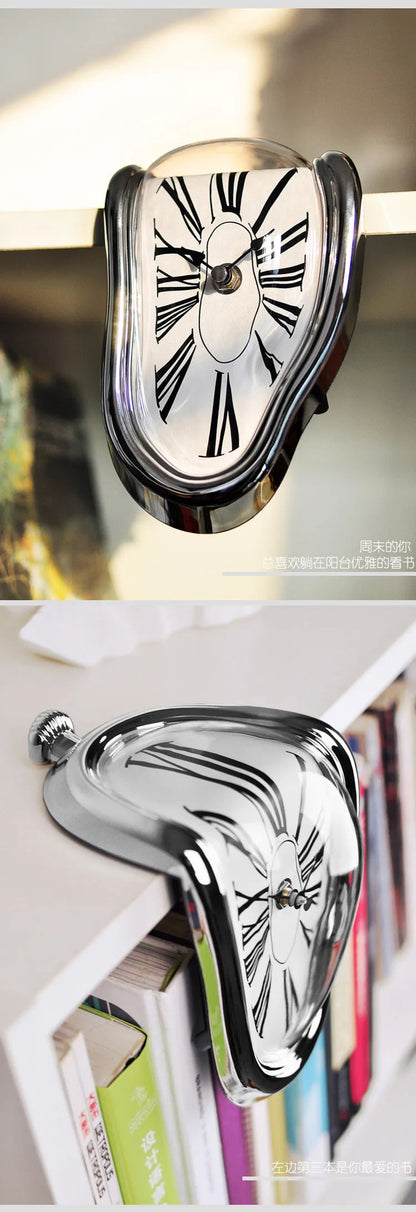 Melting Distorted Surreal Novelist Salvador Dali Style Decorative Clock    Home Decor Supply | Online Retail | ShoreShopper.com