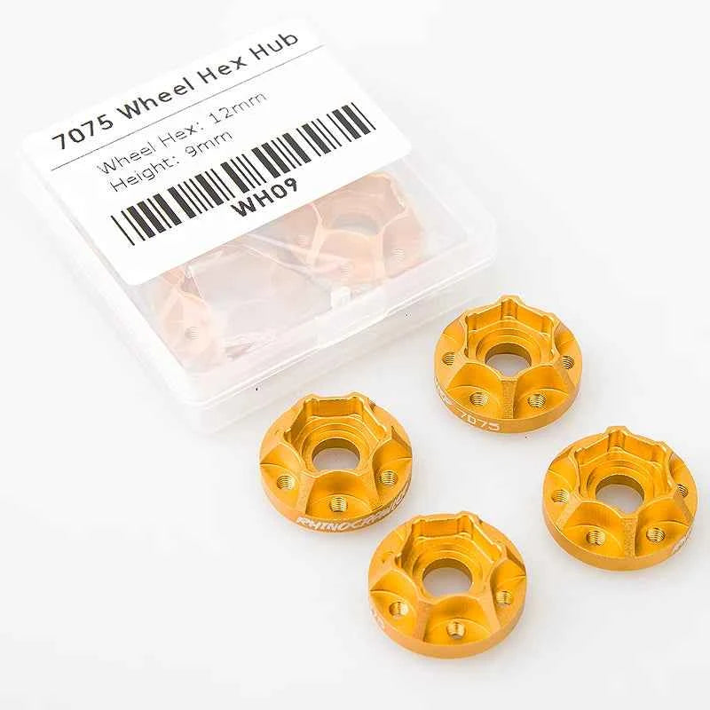 RhinoRC 2.2 inch Narrow Carbon Fiber Aluminum Pro LightWeight RC Car Crawler Wheel Pro Shafty MOA