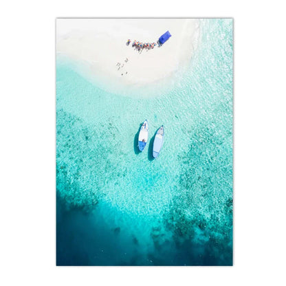 Beach Blue Ocean Wave Sea Water Surf Posters And Prints Coastal Seascape Canvas Painting Wall Art Picture Living Room Home Decor    Your Coastal Marketplace | Shoreshopper.com