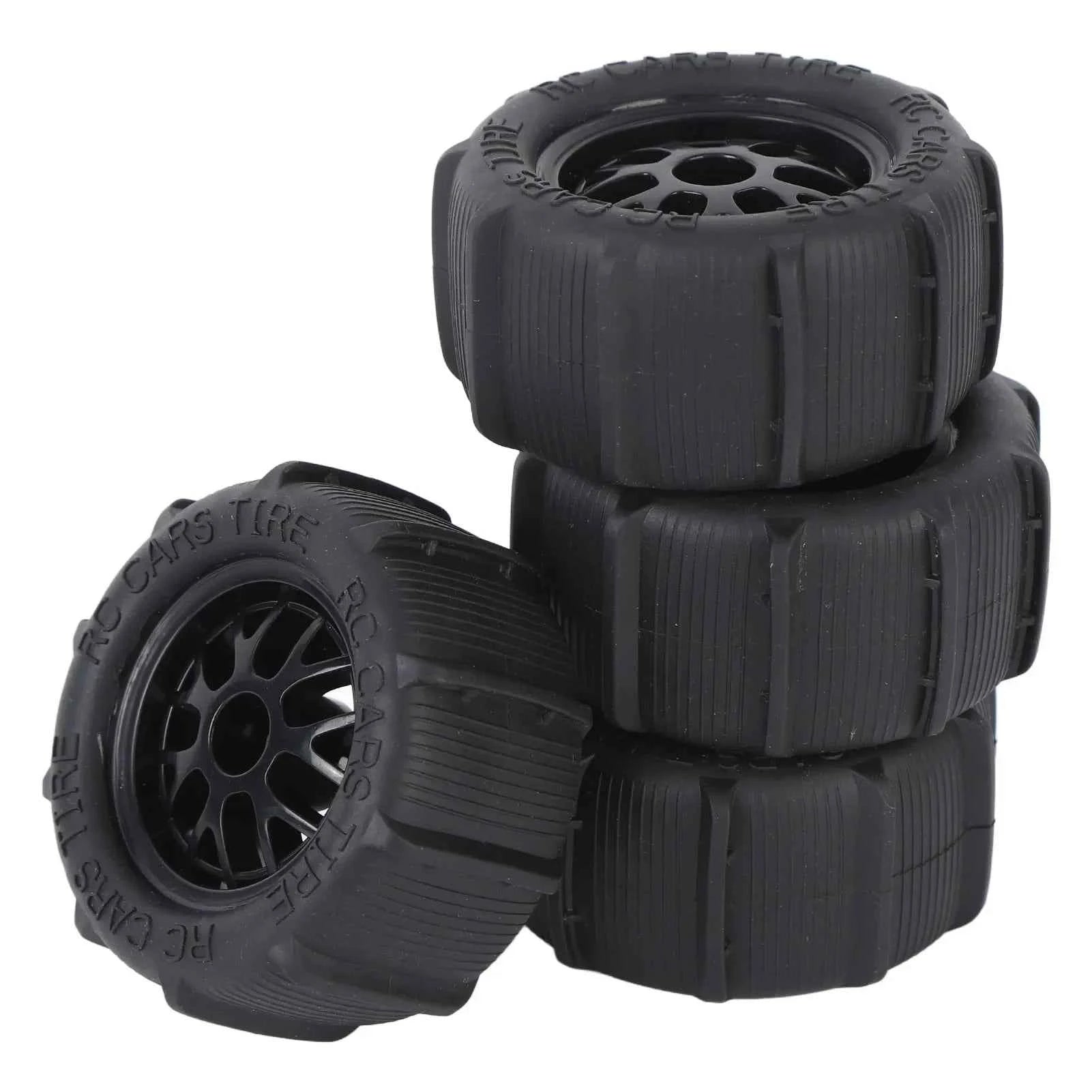 RC Beach Tires 1/14 1/16 1/18 Universal Rubber Plastic Good Grip Strong Cushioning RC Car Desert Wheels RC Desert Wheels