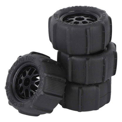 RC Beach Tires 1/14 1/16 1/18 Universal Rubber Plastic Good Grip Strong Cushioning RC Car Desert Wheels RC Desert Wheels