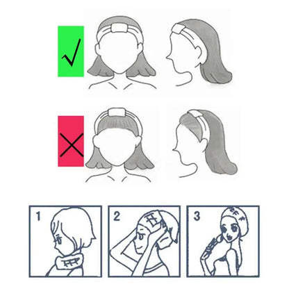 Women Headbands Wash Cosmetic Facial Caps Shower Makeup Head Band Hairband Tiara Turban Turban