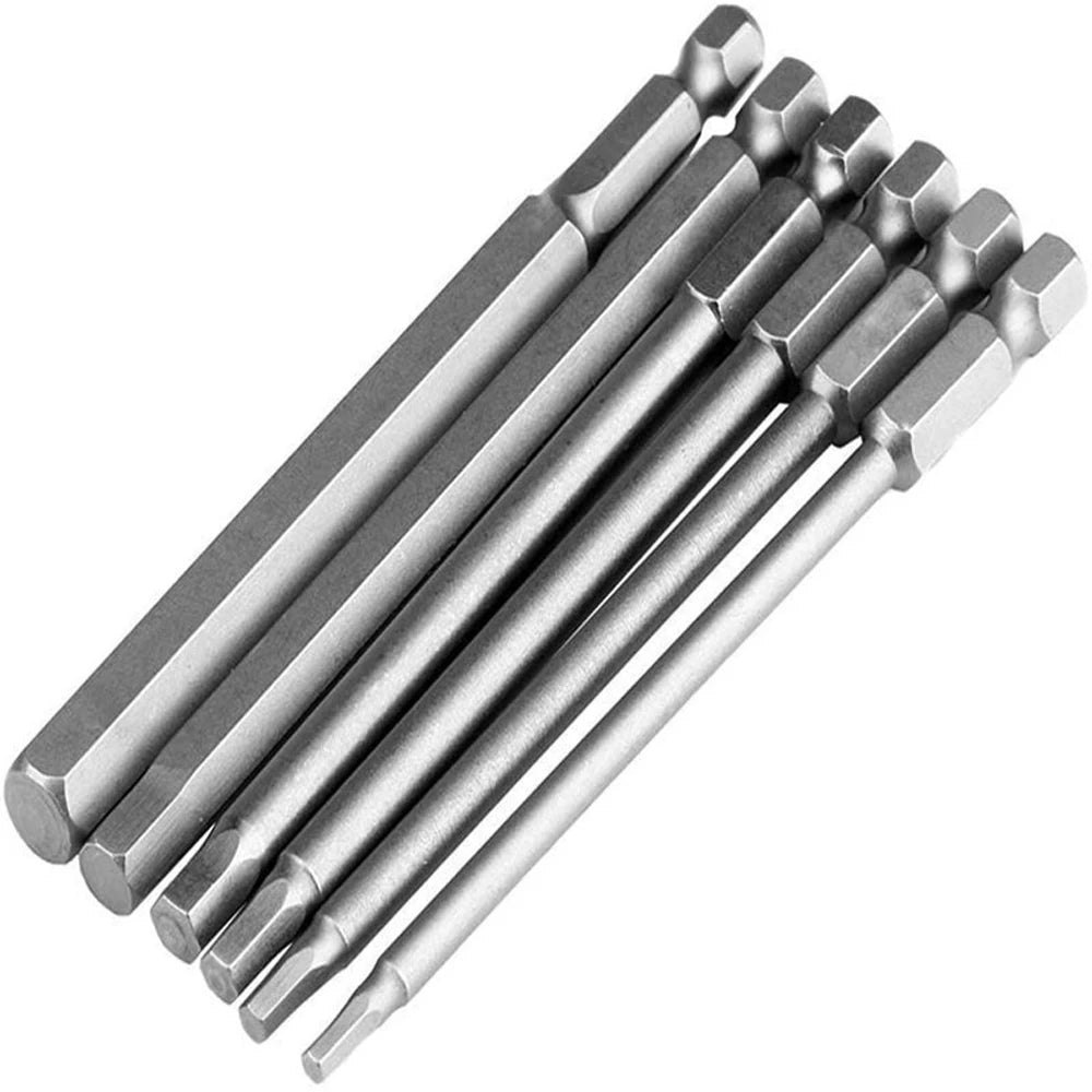 8pcs 100mm Hex Head Allen Wrench Drill Bits Set SAE Metric Allen Electric Hexagonal Bit Screwdriver Socket Bit Power Tool Parts    Home Decor Supply | Online Retail | ShoreShopper.com