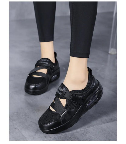 Women's Shoes 2022 Fashion Breathable Wedge Air Sneakers Lightweight Platform Sport Shoes Summer Woman Vulcanize Shoes    Your Coastal Marketplace | Shoreshopper.com