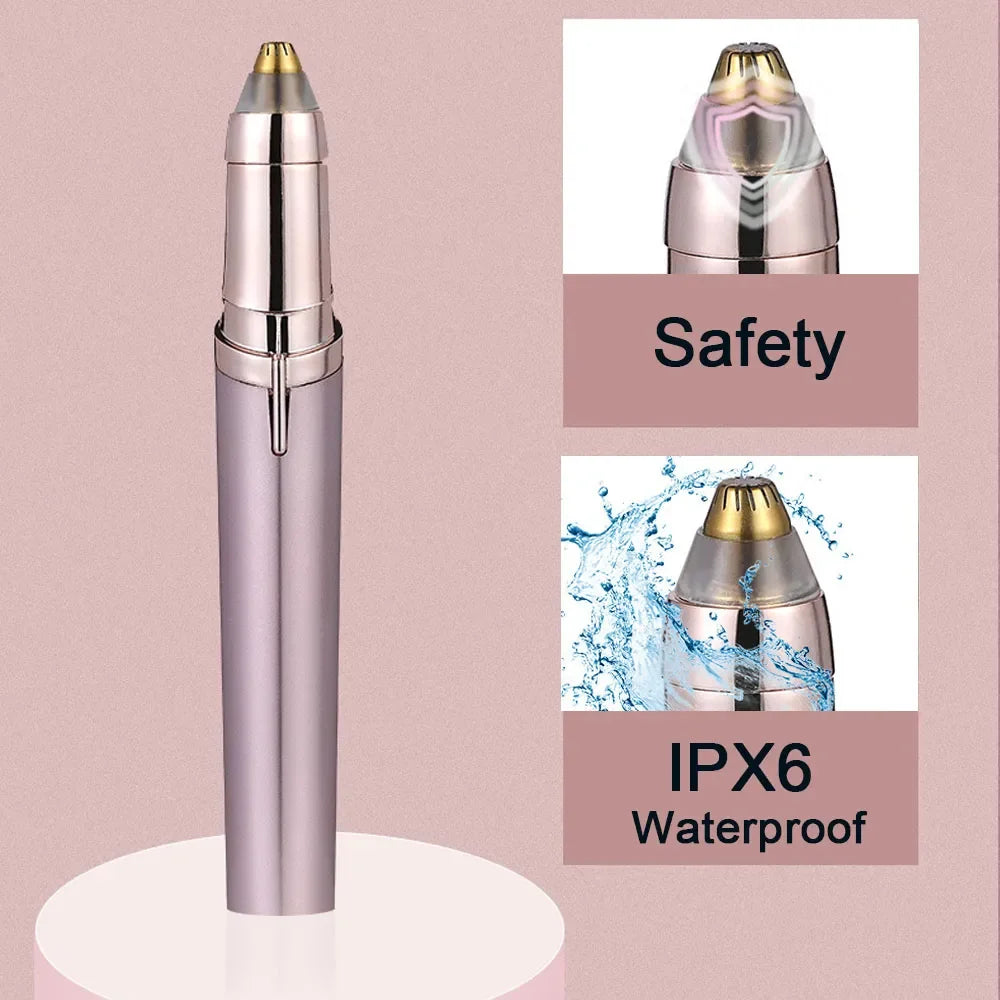 Electric Eyebrow Trimmer USB Charger Security Hair Removal Eye Brow Epilator Shaper Shaver Painless Razor Facial Hair Remover - ShoreCo.Shop