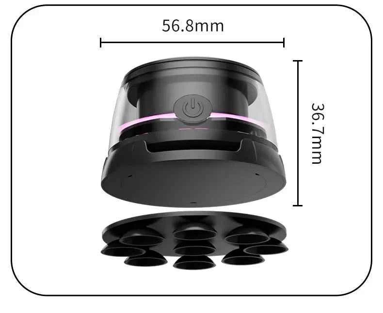 2025 New speakers home Rhythmic lighting Top shell vibration Plastic Material M8 LZ-B8 For Sooyn Portable Audio speaker gaming