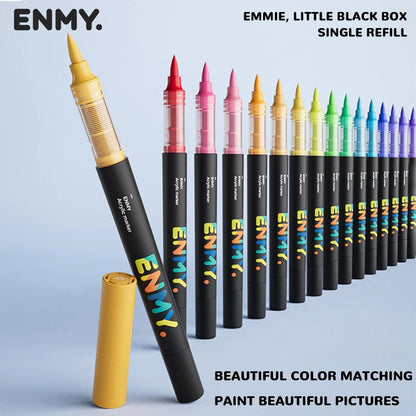 ENMY Acrylic Paint Markers Pen Soft Head Direct Liquid Graffiti Painting QuickDry Pigments Art Supplies for Felt    Home Decor Supply | Online Retail | ShoreShopper.com