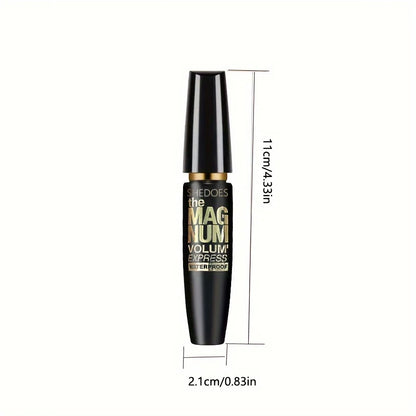 4D Black Mascara Thickening, Lengthening, Curling, Waterproof Liquid Fiber Mascara - ShoreCo.Shop
