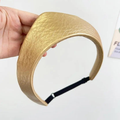 Fashion Adjustable Women Headband Leather Anti Slip Headband European And American Crown Hairband Ladies Headwear    Your Coastal Marketplace | Shoreshopper.com