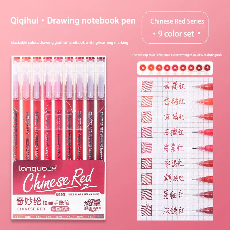 Languo 27-207 Colors Of One Set Drawing Handbook Pens Student DIY Graffiti Multi-Color Gel Pen Writing Marker Stationery    Home Decor Supply | Online Retail | ShoreShopper.com
