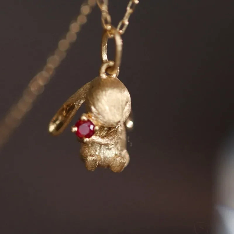 Cute and Exquisite Rabbit Jewelry Sets New in Fun Matte Ancient Gold Craft Earrings for Women Ring Necklace Gifts to Girlfriend    Home Decor Supply | Online Retail | ShoreShopper.com