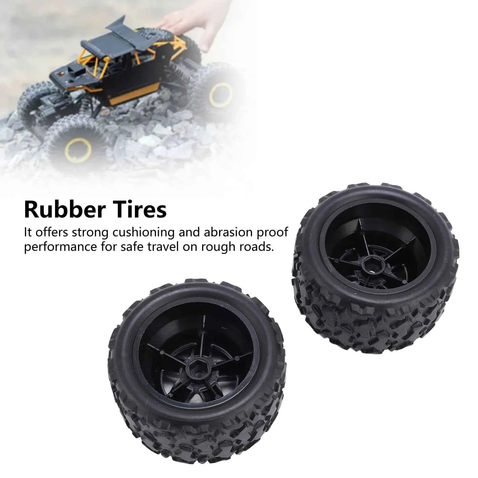 RC Car Tires Rubber 1:18 Brushed RC Car Tires for HS 18301 18302 18303 18304 18311 18312 18313 18314 Brushed RC Car Tires