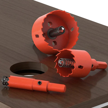 M42 bi-metal woodworking hole saw for drywall, PVC, plastic, iron plate, and recessed light drilling.    Home Decor Supply | Online Retail | ShoreShopper.com