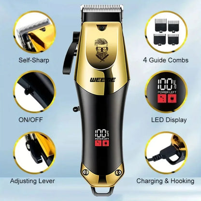 Adjustable Hair Trimmer T9 Vintage Hair Clipper Electric Beard Trimmer Hair Length Adjustable Haircut Machine Kit Boyfriend Gift - ShoreCo.Shop