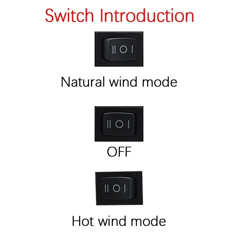 Electric Power Warm Air Blower Fan Heater Portable Small Space Heater Car Window Defogger Power Tool Parts Battery Powered    Home Decor Supply | Online Retail | ShoreShopper.com