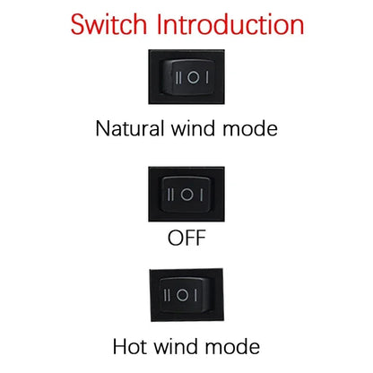 Electric Power Warm Air Blower Fan Heater Portable Small Space Heater Car Window Defogger Power Tool Parts Battery Powered    Home Decor Supply | Online Retail | ShoreShopper.com
