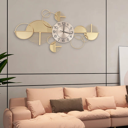 Gold Metal Creative Minimalist Style Decorative Clock    Home Decor Supply | Online Retail | ShoreShopper.com