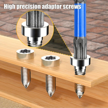 2" Impact Torx Bit PH2 Set 10pcs (TT6-TT40), 1/4" Hex-Shank S2 Steel Star Bit Set, CNC Machined Tips with Magnetism,    Home Decor Supply | Online Retail | ShoreShopper.com