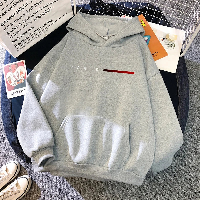 Paris Letter Womens Sweatshirts Printed Home Casual Hoodies Sports Pullover Tops Daily High Quality Woman Clothing Autumn Winter    Home Decor Supply | Online Retail | ShoreShopper.com