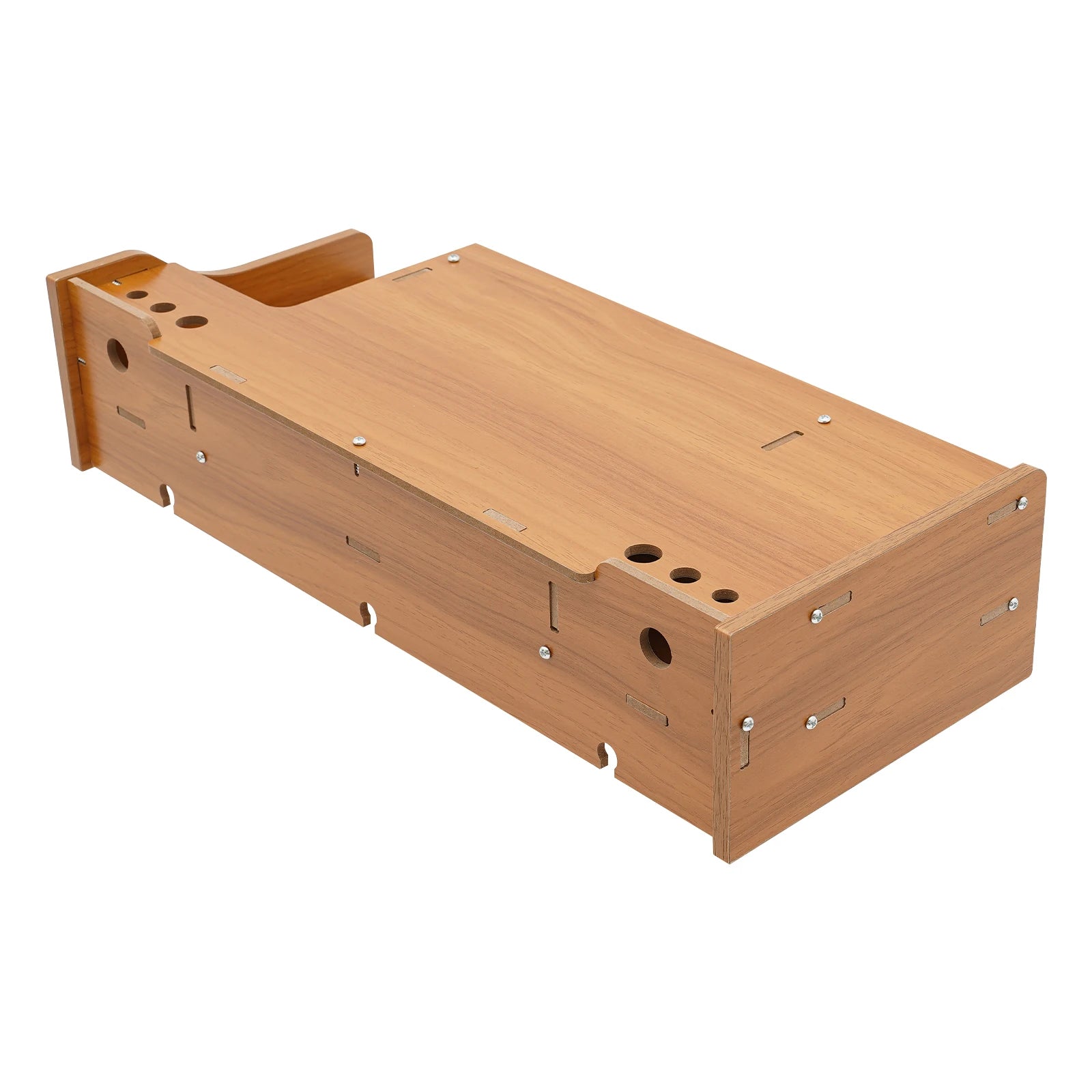 Wooden Desk Organizer W/ Drawer File Storage Desk Monitor Riser Computer Stand    Home Decor Supply | Online Retail | ShoreShopper.com