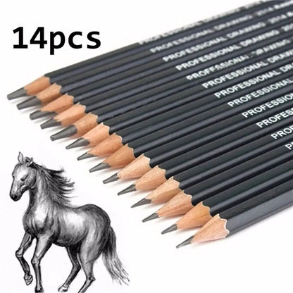 School Supplies Students For Exam Stationery Supplies Drawing Pencil Set Professional Sketch HB 2B 6H 4H 2H 3B Painting Pencils    Home Decor Supply | Online Retail | ShoreShopper.com
