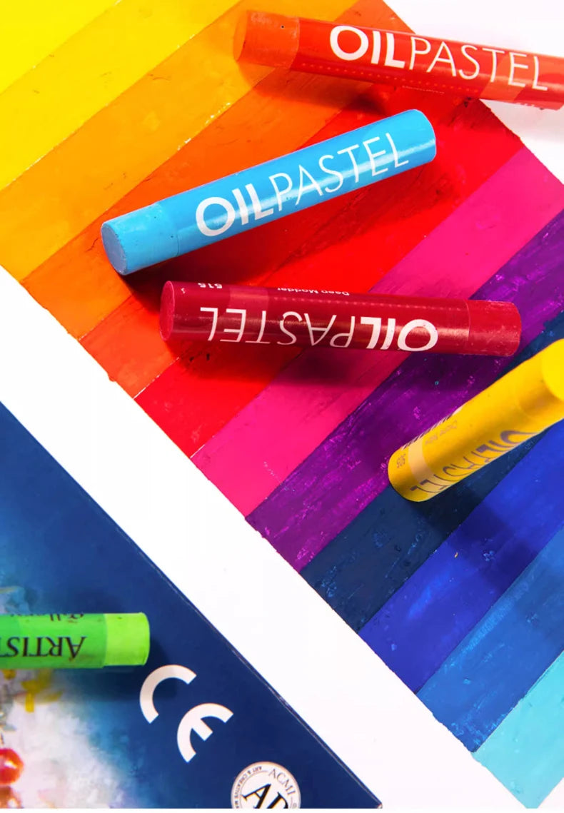 Artists' Soft Oil Pastels, Professional Set of 12/25/48 Assorted Color, Water-Soluble Non-toxic Drawing Supplies    Home Decor Supply | Online Retail | ShoreShopper.com