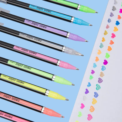 Kit 60 Colored Gel Pen Set, Glitter Metallic Pastel Neon Pen 12 24 36 48 Colors    Home Decor Supply | Online Retail | ShoreShopper.com