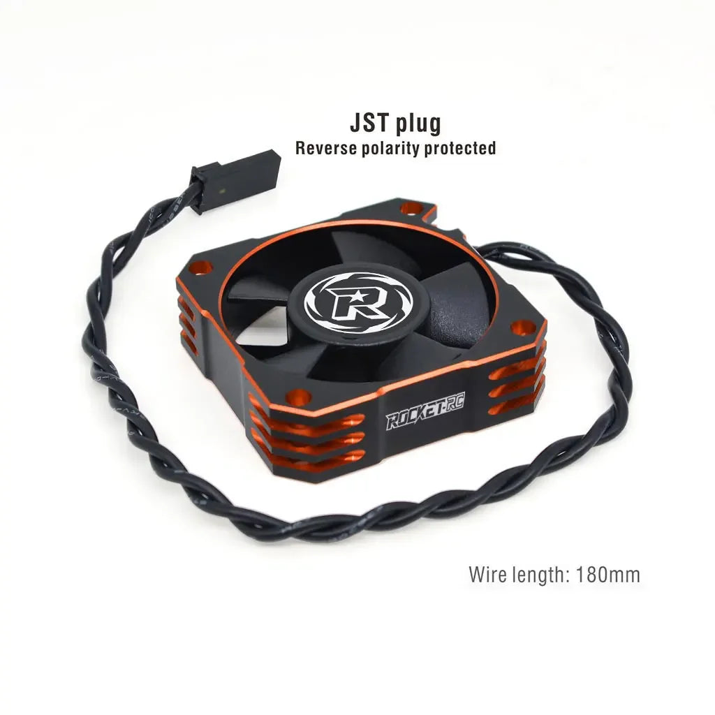 ROCKET-RC 25/30/35/40/50mm V2 Metal Cooling Fan 32000/28000/21000/16000/10000RPM for 1/8 1/10 1/12 RC Car 540/550/3650 Motor ESC    Home Decor Supply | Online Retail | ShoreShopper.com
