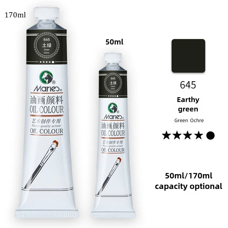 Marie's Oil Paint 170ML Oil Painting Art Creation Pigment Large Oil Paint Paint Single Commonly Used 24 Colors    Home Decor Supply | Online Retail | ShoreShopper.com