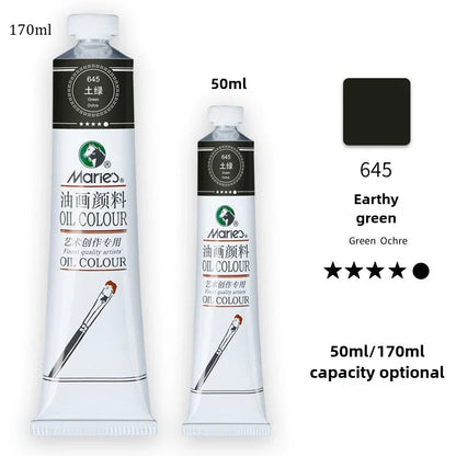 Marie's Oil Paint 170ML Oil Painting Art Creation Pigment Large Oil Paint Paint Single Commonly Used 24 Colors    Home Decor Supply | Online Retail | ShoreShopper.com