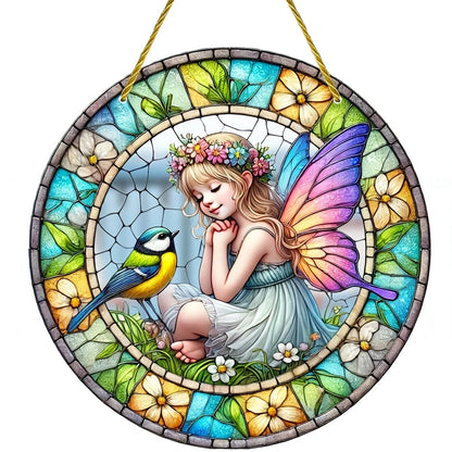 Enchanting Elf Fairy Acrylic Sun Catcher Window Door Display, Seasonal Summer Decor - for Home, Bar, for Daily Christmas Decor    Your Coastal Marketplace | Shoreshopper.com