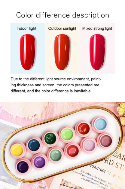 Arte Clavo Painting Gel 72 Colors 5ml Professional Nail Paint Color Gel Polish For Nail Art UV Gel Lacquer Gel Top Coat Manicure    Home Decor Supply | Online Retail | ShoreShopper.com