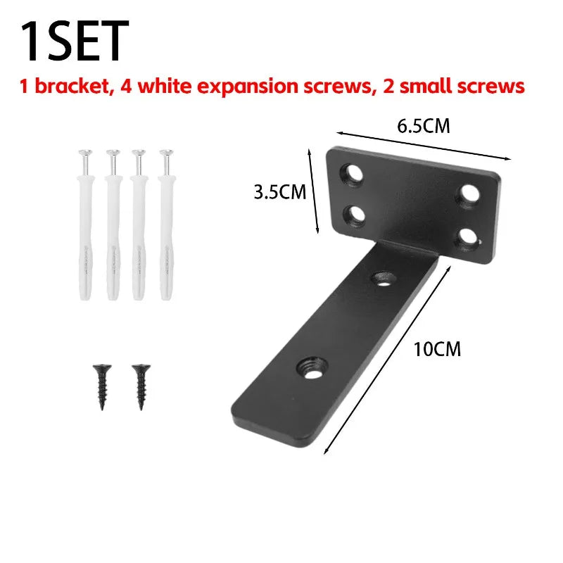 Heavy Duty L-shaped Shelves Brackets Thickened Floating Shelf Bracket Invisible Wall Shelves Support with Screws Hardware Tools    Home Decor Supply | Online Retail | ShoreShopper.com