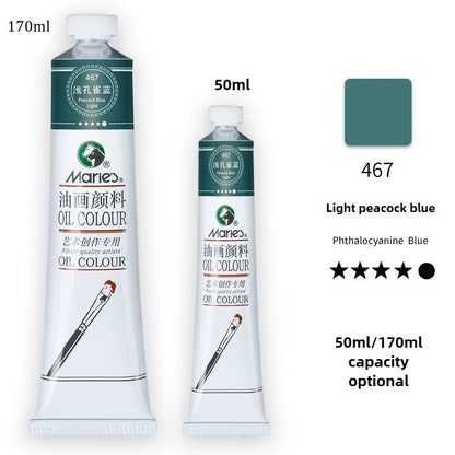 Marie's Oil Paint 170ML Oil Painting Art Creation Pigment Large Oil Paint Paint Single Commonly Used 24 Colors    Home Decor Supply | Online Retail | ShoreShopper.com