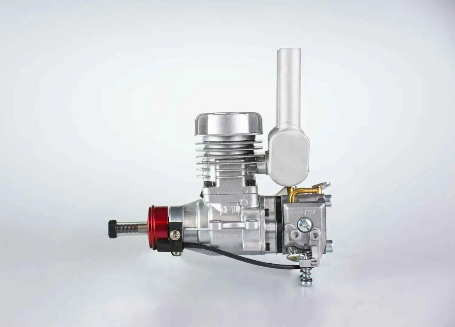 RCGF 10cc Rear Exhaust Gas Engine New Version, with Walbro Carb for Sport RC Models