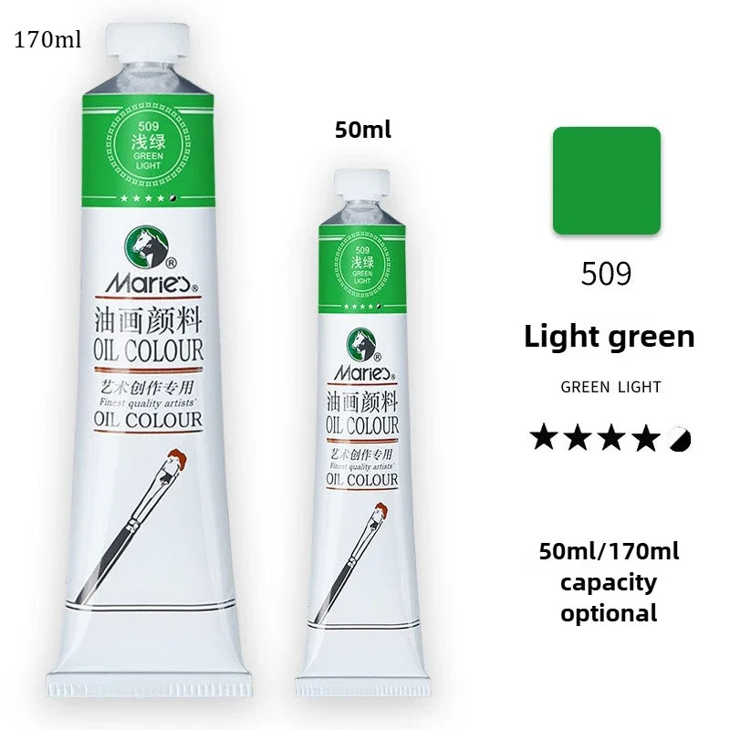Marie's Oil Paint 170ML Oil Painting Art Creation Pigment Large Oil Paint Paint Single Commonly Used 24 Colors    Home Decor Supply | Online Retail | ShoreShopper.com