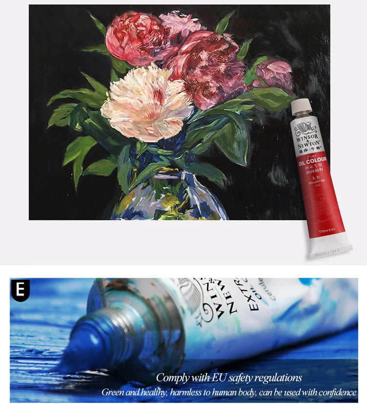 Winsor & Newton 12/18/24 Colors Professional Color Oil Paints 12ml Tube Painting Pigments With Brush And Palette Art Supplies    Home Decor Supply | Online Retail | ShoreShopper.com