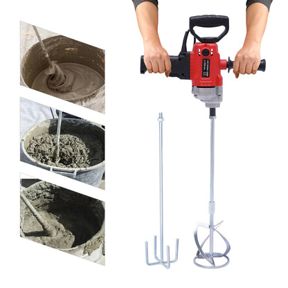 Drill Mixer Set with Spade Handle Electric Corded Mixing Drill Machine 2400W Motor Concrete Mud Mixer    Home Decor Supply | Online Retail | ShoreShopper.com