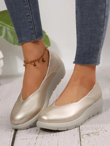 2025 New Women Fashion Wedge Heel Pumps Spring Summer Lightweight Platform Woman Soft Sole Comfort Casual Shoes Женская Обувь    Your Coastal Marketplace | Shoreshopper.com