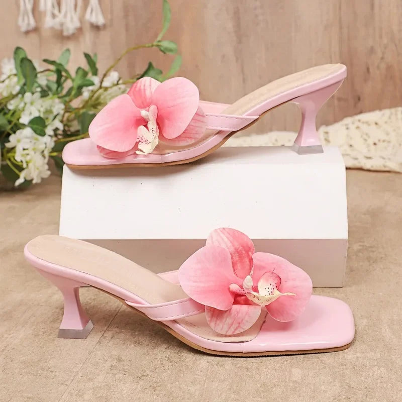 2025 New Women's Slippers Casual Fashionable High Quality Shoes for Women Shallow Women Sandals Elegant Flowers Design Slippers    Your Coastal Marketplace | Shoreshopper.com