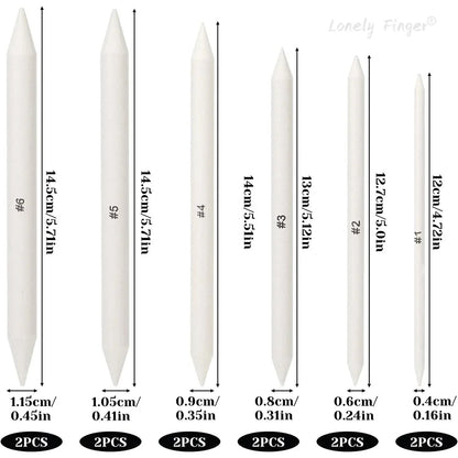 6/12 Pcs Blending Stumps, Paper Art Blenders, Drawing Pencils for Student Artist Charcoal Sketch Drawing Tools, Sketch Supplies    Home Decor Supply | Online Retail | ShoreShopper.com