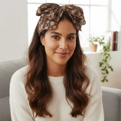 Headwear Three-layer Bow Headband ABS Creative Bownot Wide Hair Hoop Rose Contrasting Colors Floral Printed Hairband Wash Face    Your Coastal Marketplace | Shoreshopper.com