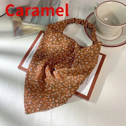 Floral Kerchief Headwear Wrist Head Wrap Scarf Triangular Headscarf Accessories Hair Band Fashion Women Hats Creative Gifts    Your Coastal Marketplace | Shoreshopper.com