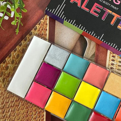 20 Colors Face Body Oil Painting Paint Pigment Non Toxic Safe Kids Flash Tattoo Painting with Brush Art Halloween Cosplay Party    Home Decor Supply | Online Retail | ShoreShopper.com