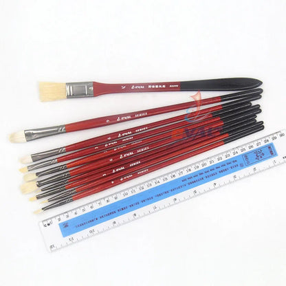 10 multi-functional artist paint brushes Bristle, wool, nylon hair Birch short rod acrylic oil painting gouache pens paint brush    Home Decor Supply | Online Retail | ShoreShopper.com