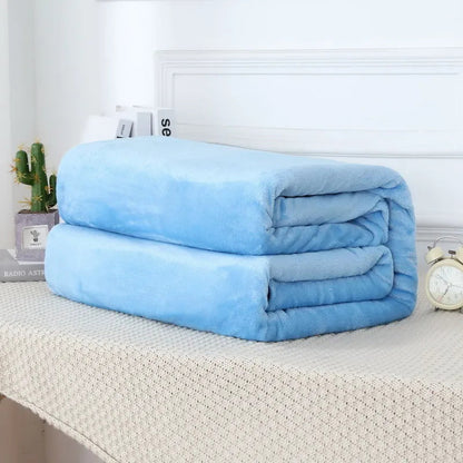 Fluffy Cloud Mink Fur Blanket Flannel Plush Comfortable Thickened and Warm Soft Sofa Throw Blanket  For Air-Conditioned Room    Your Coastal Marketplace | Shoreshopper.com