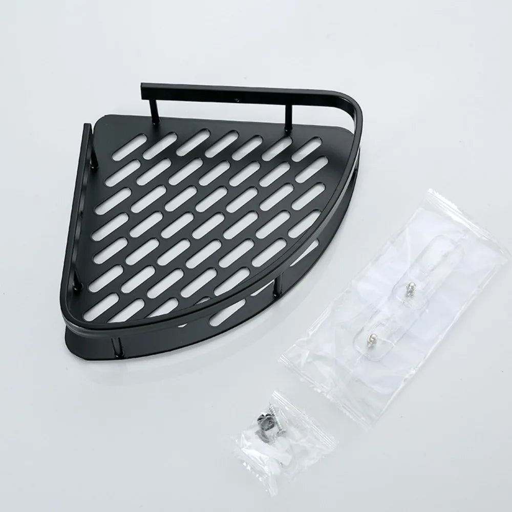 Bathroom Shelf Aluminum Alloy Shampoo Rack Makeup Storage Organizer Shower Shelf Bathroom Accessories No Drill Wall Corner Shelf    Home Decor Supply | Online Retail | ShoreShopper.com