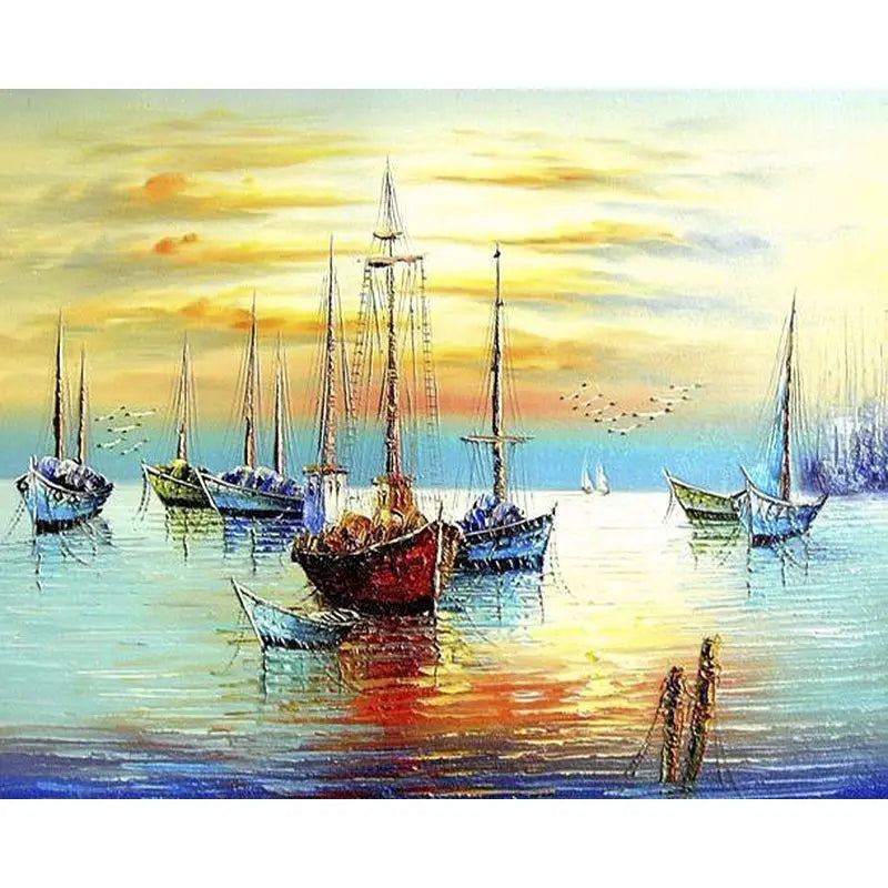 CHENISTORY Paint By Number City Landscpe For Adults DIY Frame Picture By Numbers Acrylic Paint On Canvas Home Decor    Home Decor Supply | Online Retail | ShoreShopper.com