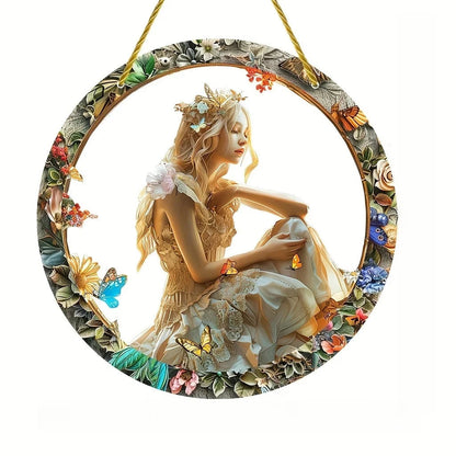 Enchanting Elf Fairy Acrylic Sun Catcher Window Door Display, Seasonal Summer Decor - for Home, Bar, for Daily Christmas Decor    Your Coastal Marketplace | Shoreshopper.com