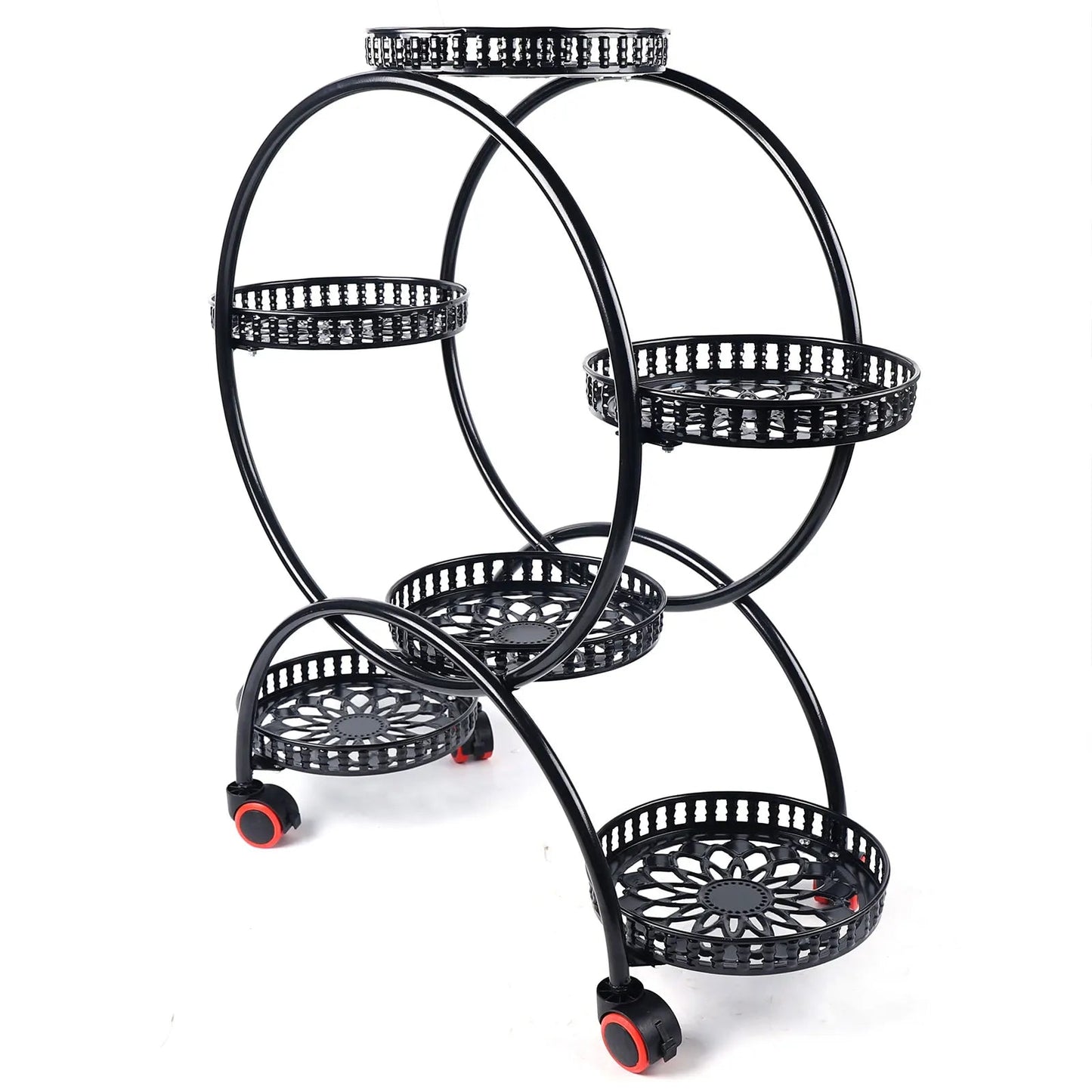 Metal Plant Stands 6 Pots Plants Flower Stand for Patio Garden Living Room Corner Balcony Bedroom Black / White    Home Decor Supply | Online Retail | ShoreShopper.com